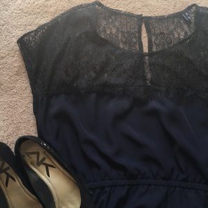 Chiffon & Lace Dress